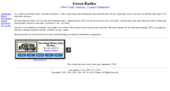 Desktop Screenshot of greenradios.com